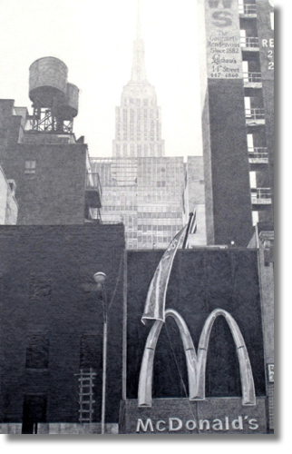 McDonald's
pencil on paper